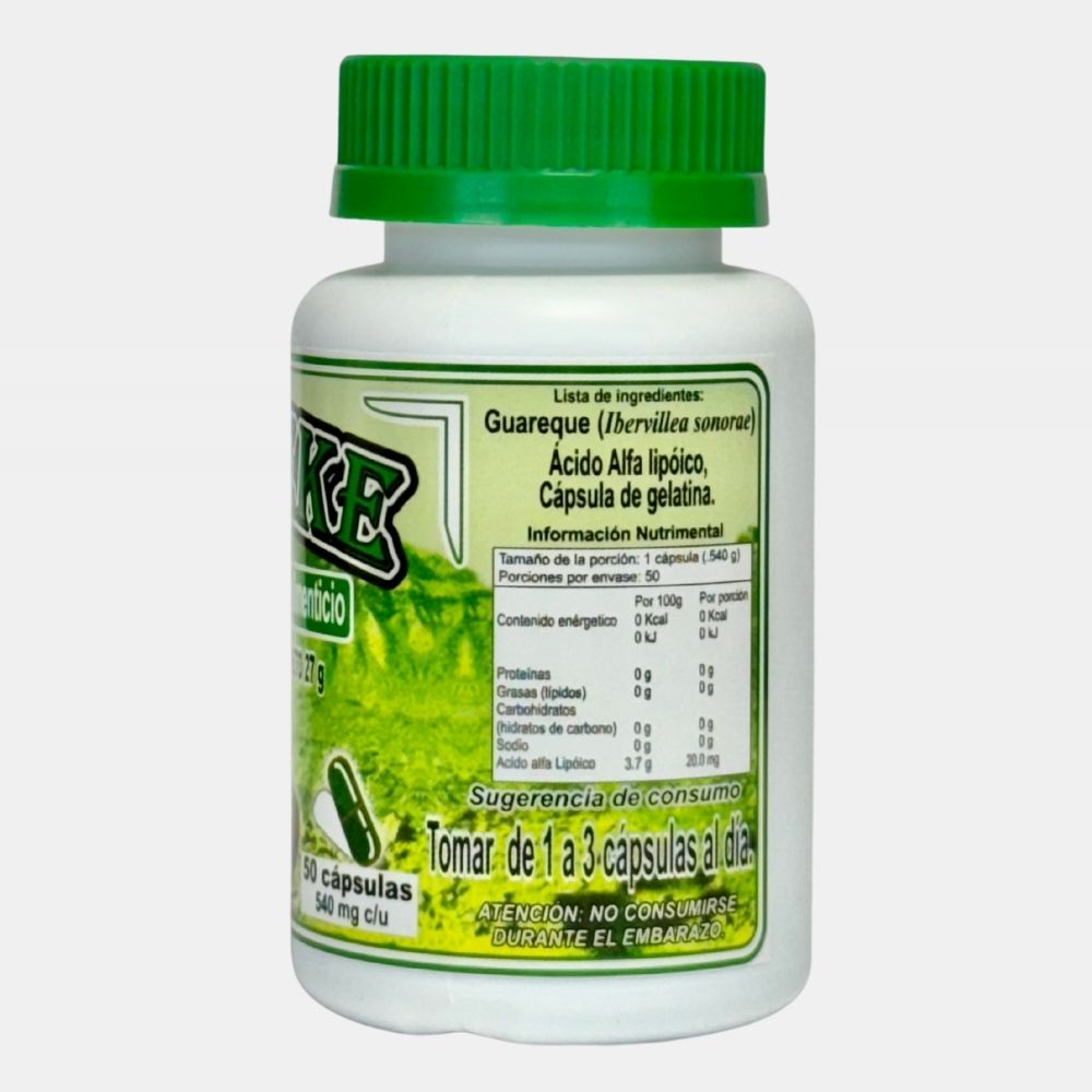 Wereke 50 Cápsulas - Potenciado con Ácido Alfa Lipoico