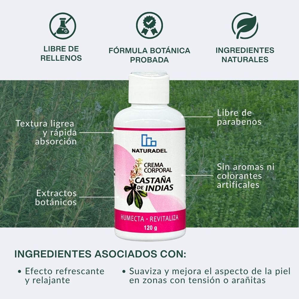 Combo Varix Support — Cápsulas de Castaña de Indias + 2 Cremas para piernas