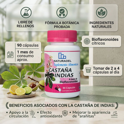 Combo Varix Support — Cápsulas de Castaña de Indias + 2 Cremas para piernas