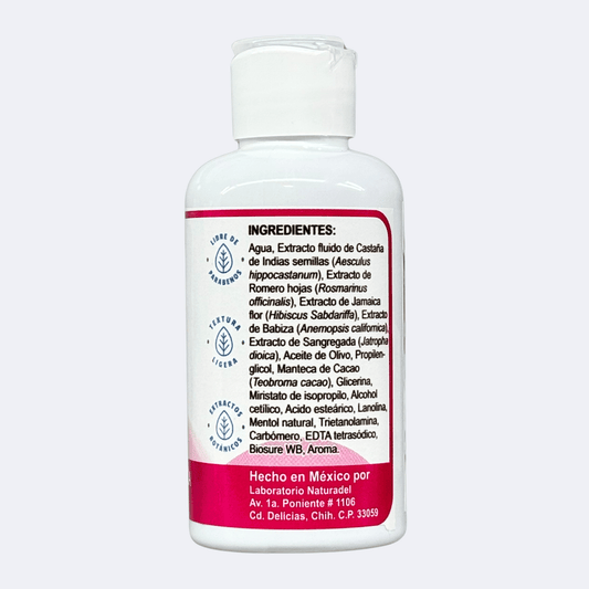 Crema para piernas a base de extractos botánicos - Castaña de Indias - 120 g