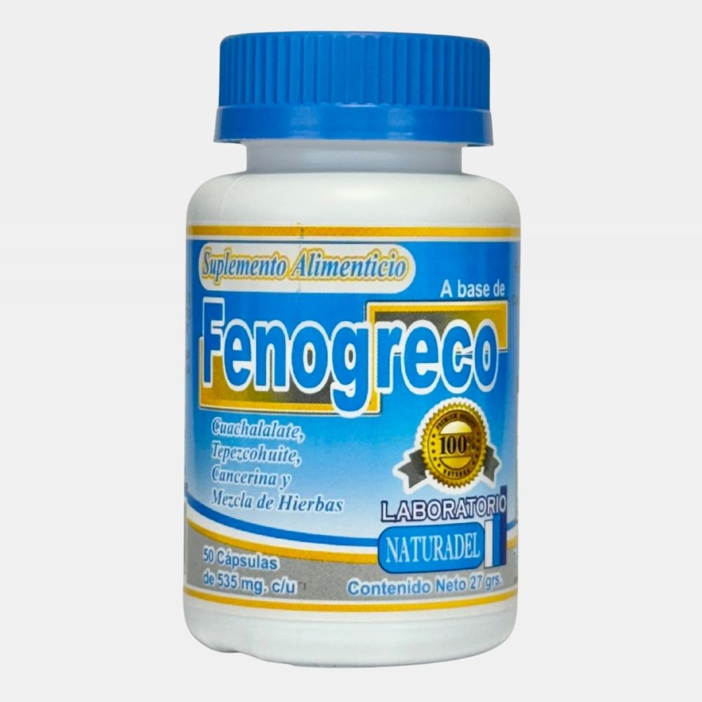 Fenogreco Reforzado – Suplemento Alimenticio para Balance Digestivo – 50 Cápsulas