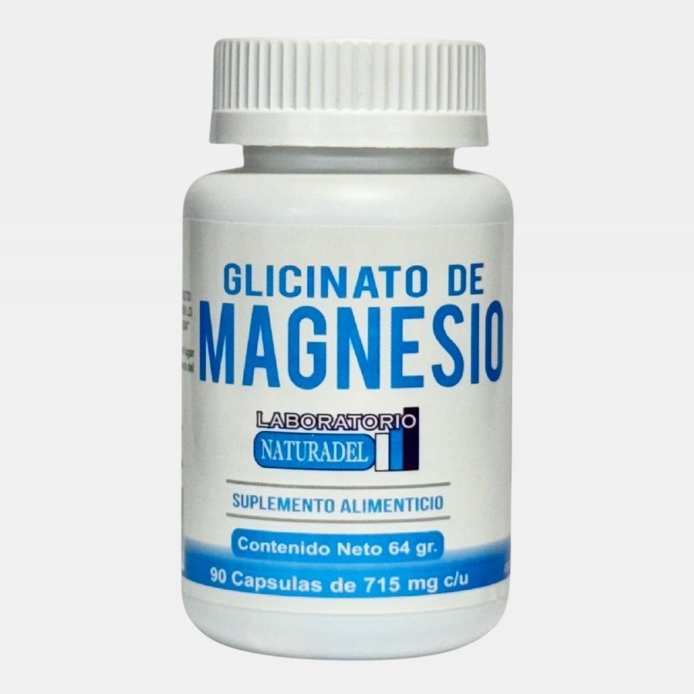 Glicinato de Magnesio 369 mg - 90 Cápsulas