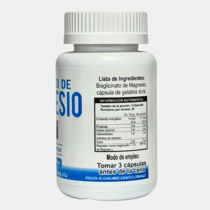 Glicinato de Magnesio 369 mg - 90 Cápsulas