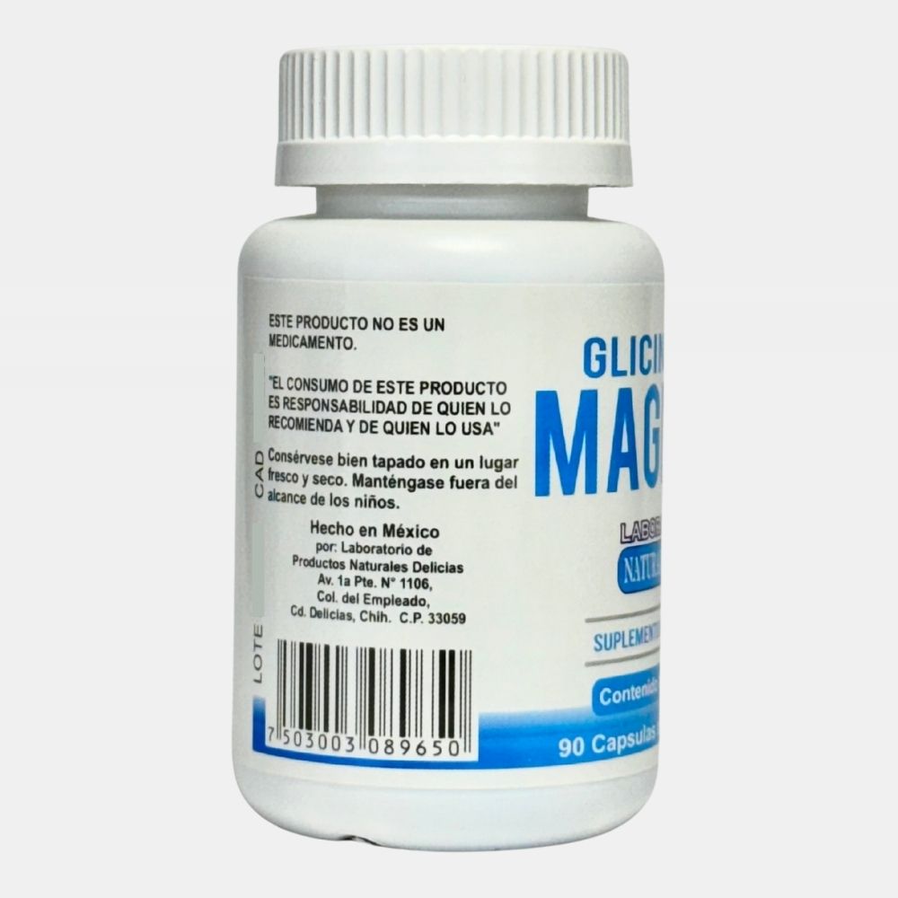 Glicinato de Magnesio 369 mg - 90 Cápsulas
