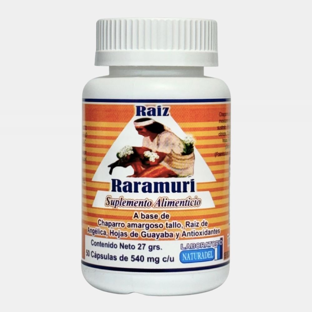 Raíz Rarámuri – Suplemento Alimenticio para Balance Digestivo – 50 Cápsulas